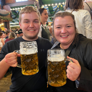 denali and daniel in munich at oktoberbest