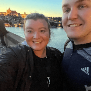 denali and daniel in czechia at prague